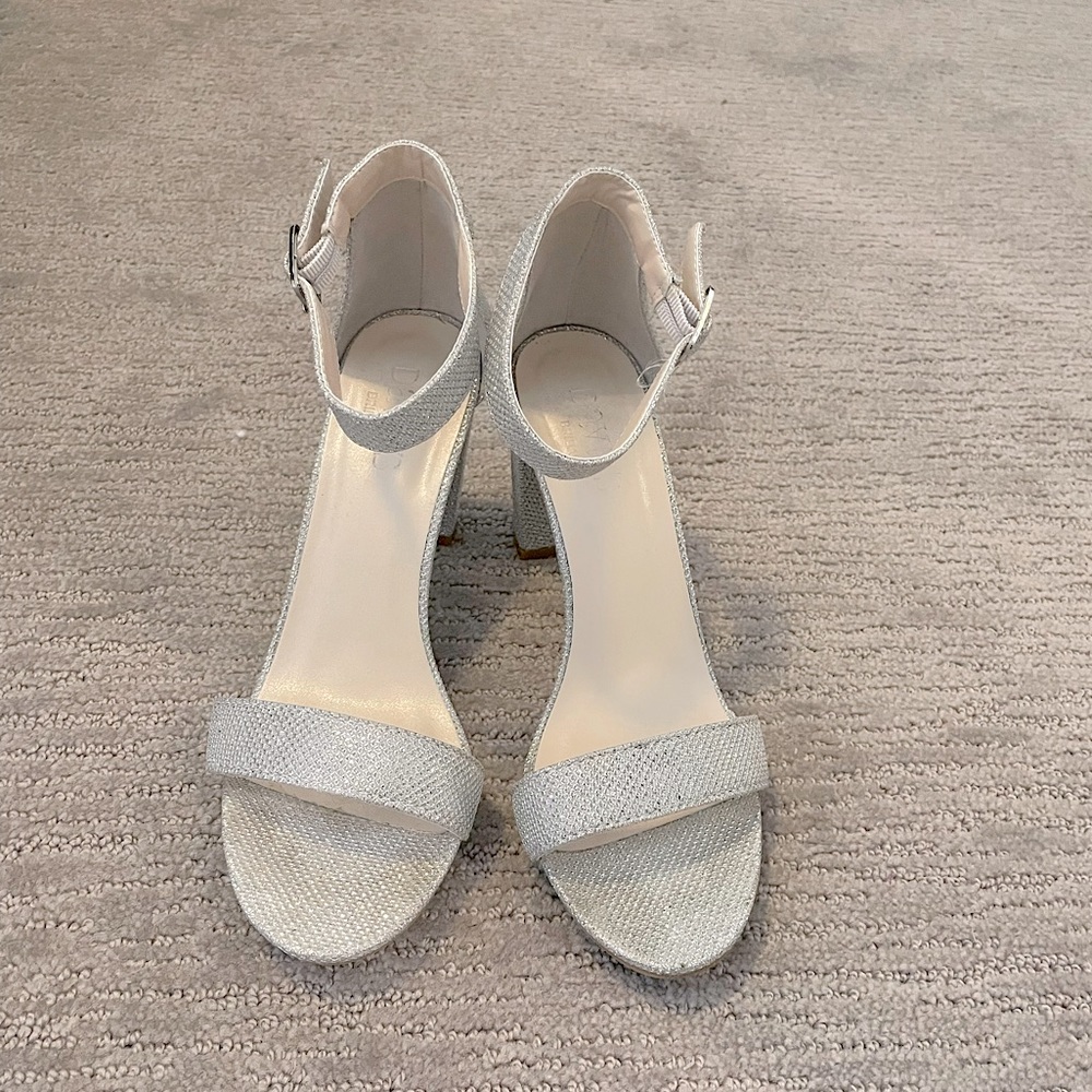 Silver Sparkle Heels